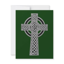 Celtic Cross - Silver invitations