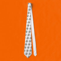 celtic cross skull ties