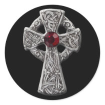 Celtic Cross stickers by StPatricksDay_Gifts Celtic Cross stickers