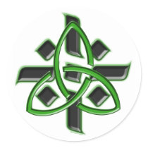 Celtic Cross Sticker by Method77 Celtic Cross Sticker