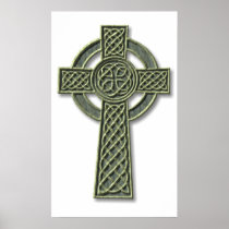 Celtic Cross - stone Poster