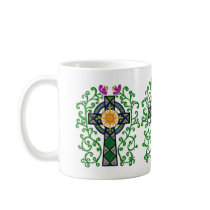 Celtic Cross, Sun and Phoenix Coffee Mugs