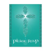 Celtic Cross Wedding Set postcards