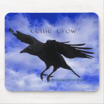 CELTIC CROW mousepads by RavenSpiritPrints CELTIC CROW mousepads