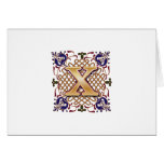 Celtic Design Letter X Cards