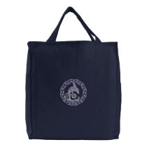 Celtic Dolphin embroidered bags by Embroidery4U Celtic Dolphin embroidered bags