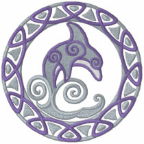 Celtic Dolphin embroidered shirts by Embroidery4U Celtic Dolphin embroidered shirts