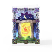 Celtic Doorway Greeting Cards