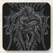 Celtic Dragon Cork Coaster