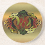 Celtic Dragon Ornament Beverage Coasters