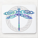 Celtic Dragonfly Mouse Pad