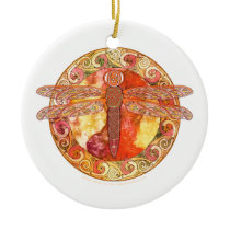 Celtic Dragonfly Ornament ornaments