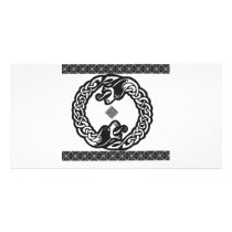 Celtic Dragons Photo Card