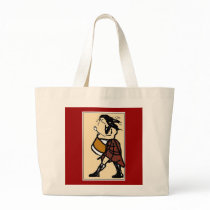 Celtic Drummer Tote bags by disgustedcats Celtic Drummer Tote bags