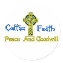 Celtic Faith. stickers by colintonwigglys Celtic Faith. stickers