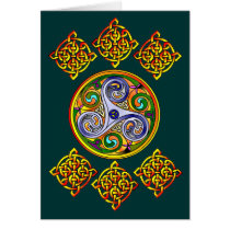 Celtic Fall Mandala Cards