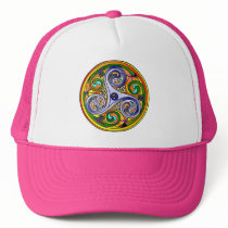 Celtic Fall Mandala Trucker Hat