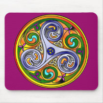 Celtic Fall Mandala Mousepad