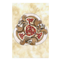 Celtic Ferret Triskel posters