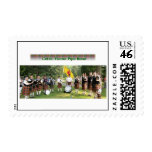 Celtic Flame Pipe Band Postage Stamps