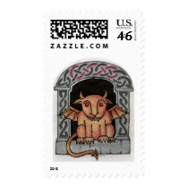 Celtic Gargoyle stamp