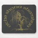 Celtic Ghost Tree Mouse Pad (Gaelic) mousepads