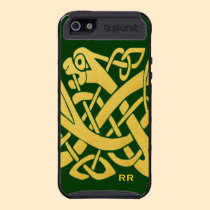 Celtic Golden Snake Green Skinit iPhone 5 Case