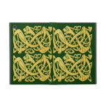 Celtic Golden Snakes iPad Mini case w/ kickstand at Zazzle