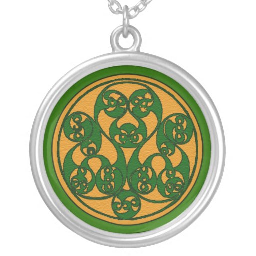 Celtic Good Luck Charm Necklace Zazzle