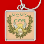 Celtic Green Lady Wreath keychains