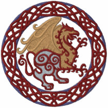 Celtic Gryphon embroidered shirts by Embroidery4U Celtic Gryphon embroidered shirts