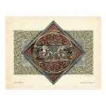Celtic Gryphons Design Postcard