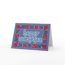 Celtic Happy New Year Greeting Card