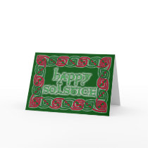 Celtic Happy Solstice Greeting Card