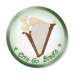 Celtic Harp Magnet