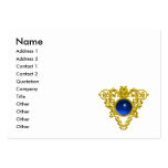 CELTIC HEART blue sapphire,white Business Cards