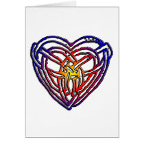 Celtic Heart (costumizable) cards