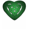 Celtic Heart EDUN LIVE T-Shirt by uisceboo Celtic Heart EDUN LIVE T-Shirt