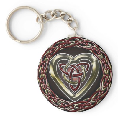 Celtic Heart Keychain