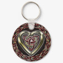 Celtic Heart Keychain by pentagramstar Celtic Heart Keychain