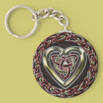 Celtic Heart Keychain