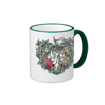 Celtic Heart Mug with Rose and Sword mugs