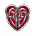 Celtic Heart (Silver/Red) shirt
