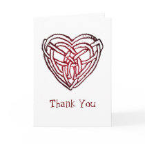Celtic Heart - "thank you" cards