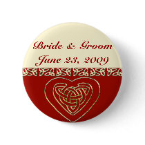 Celtic Heart Wedding Set buttons