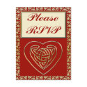Celtic Heart Wedding Set postcards