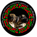 Celtic Holiday
                                       Mastiff Ornament photosculpture