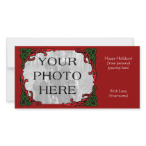 Celtic Holiday Photo Greeting Photo Cards