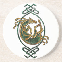 Celtic Horse - stone Beverage Coasters