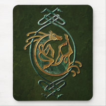 Celtic Horse - stone Mouse Pad
